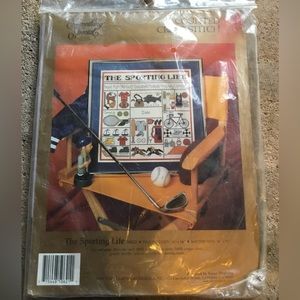 Vintage Something Special The Sporting Life Counted Cross Stitch